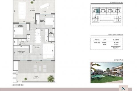 Wohnung zum Verkauf San Pedro del Pinatar, Murcia, Spanien 3 Schlafzimmer, 94 m2 Nr. 107995 - Foto 6