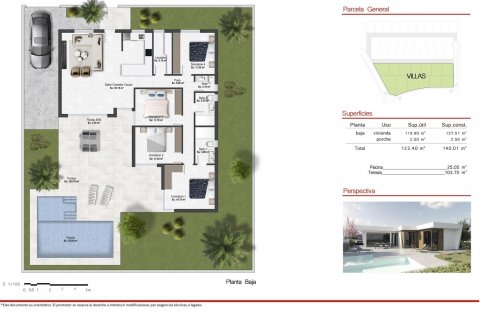 Villa zum Verkauf Banos Y Mendigo, Murcia, Spanien 4 Schlafzimmer, 137 m2 Nr. 114213 - Foto 20