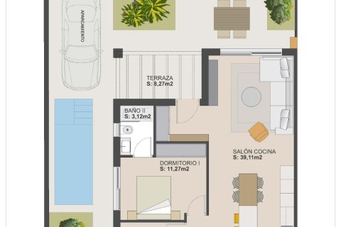 Dúplex en venta en Torre-Pacheco, Murcia, España 2 dormitorios, 77 m2 No. 180132 - foto 17