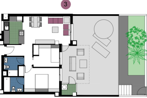 Apartament w Mil Palmeras, Alicante, Hiszpania 3 sypialnie, 72 mkw. nr 145613 – zdjęcie 15