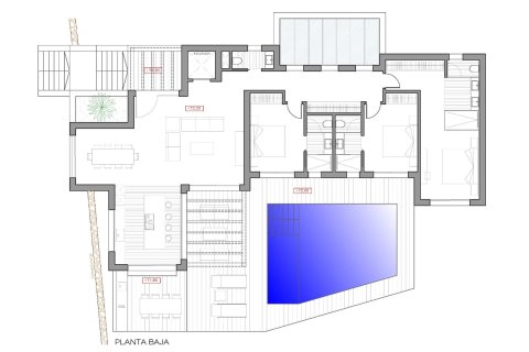 Продажа виллы в Хавеа, Аликанте, Испания 3 спальни, 342м2 №151650 - фото 16