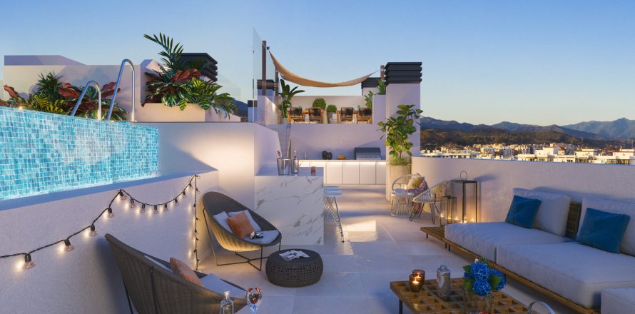 Lägenhet Estepona, Malaga, Spanien 2 sovrum, 101 kvm. Nr. 134795