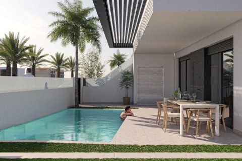 Bungalowi myytävänä San Pedro del Pinatar, Murcia, Espanja, 3 makuuhuonetta, 87 m2 No. 142234 - kuva 2