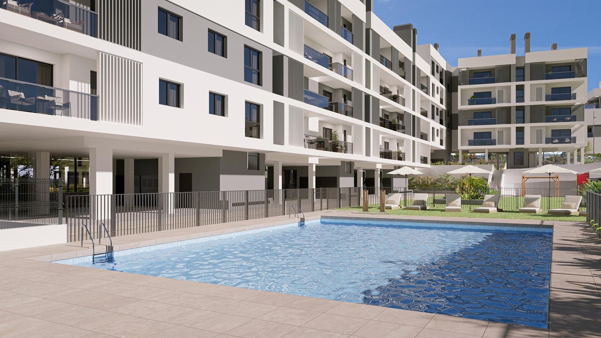 Lägenhet i Alicante, Spanien 3 sovrum, 98 kvm. Nr. 133694