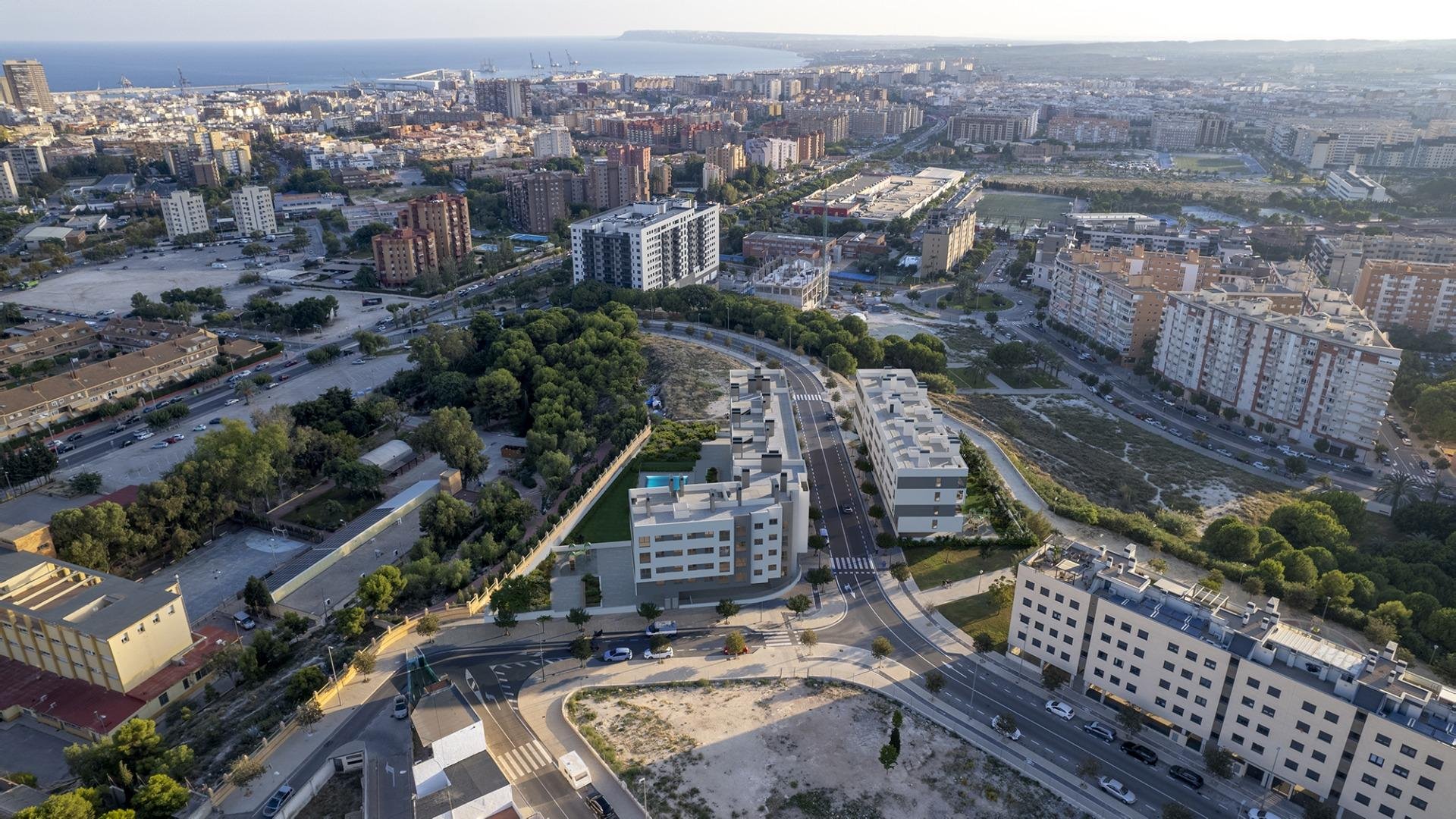 Lägenhet i Alicante, Spanien 3 sovrum, 98 kvm. Nr. 133694