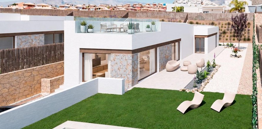 Villa i Finestrat, Alicante, Spanien 3 sovrum, 114 kvm. Nr. 179379