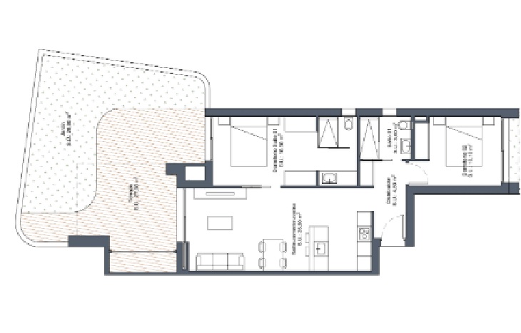 Apartment in Rojales, Alicante, Spain 2 bedrooms, 74 sq.m. No. 145323