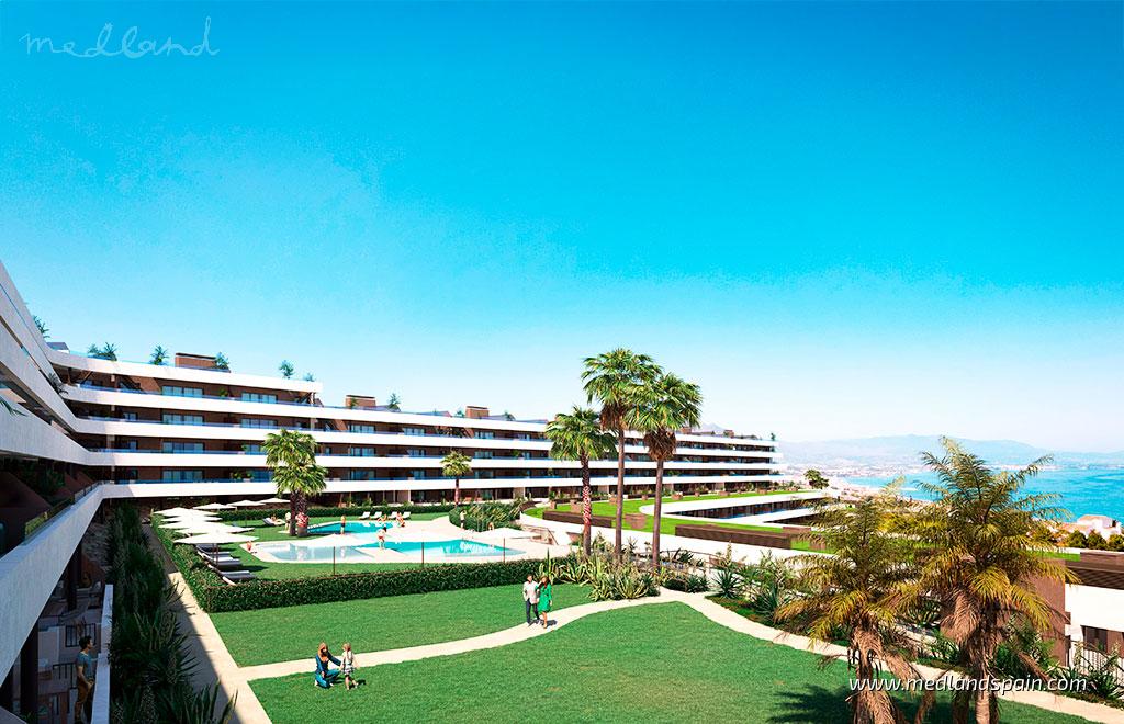 Lägenhet i Manilva, Malaga, Spanien 2 sovrum, 165 kvm. Nr. 140222