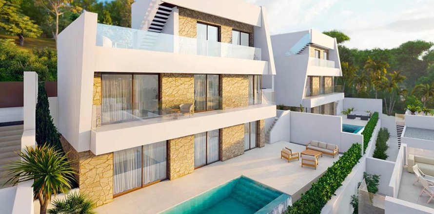 Villa a Finestrat, Alicante, Spagna 3 camere da letto, 202 mq. N° 168574