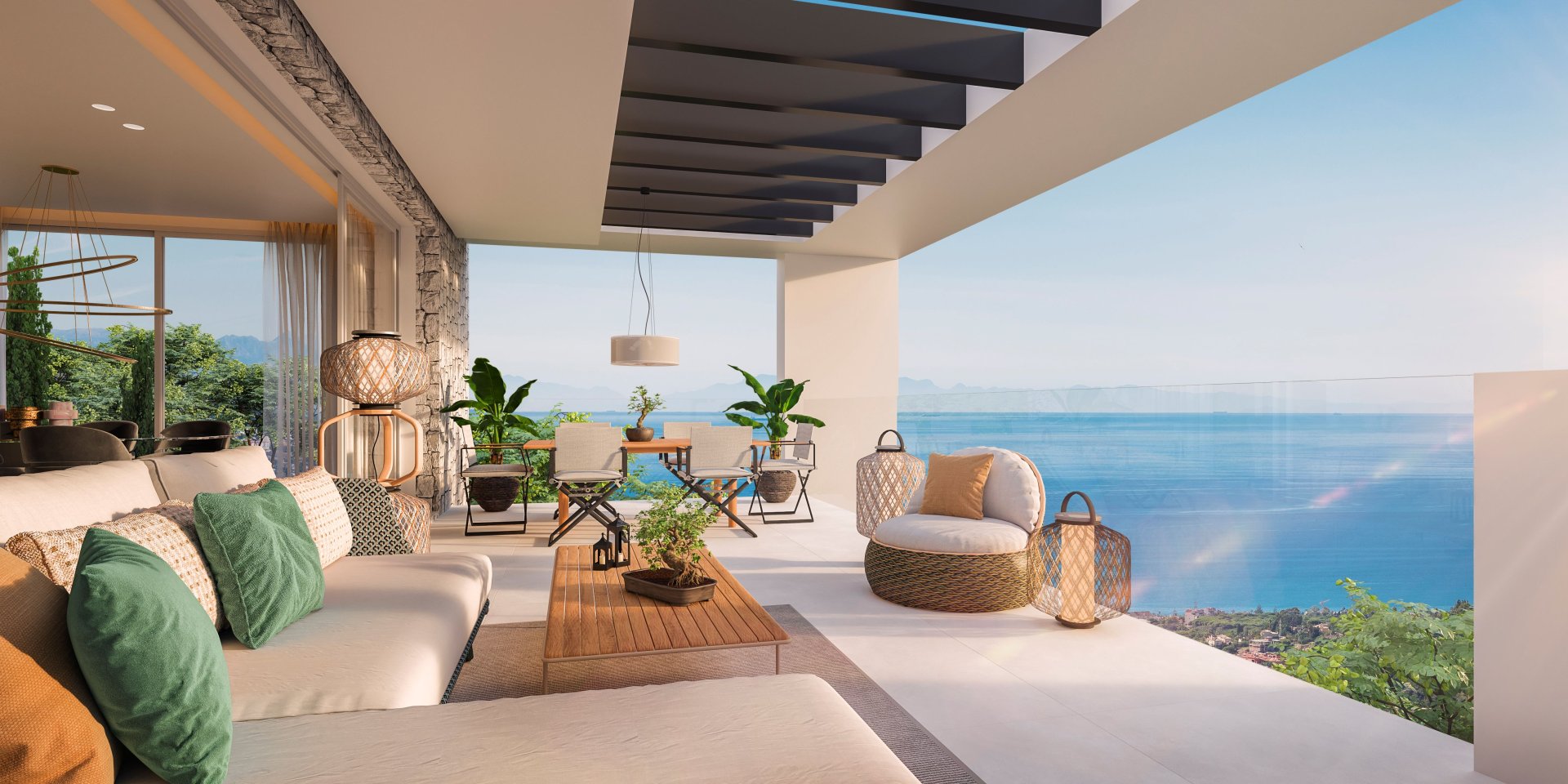 Bungalow i Ojen, Malaga, Spanien 2 sovrum, 132 kvm. Nr. 134737