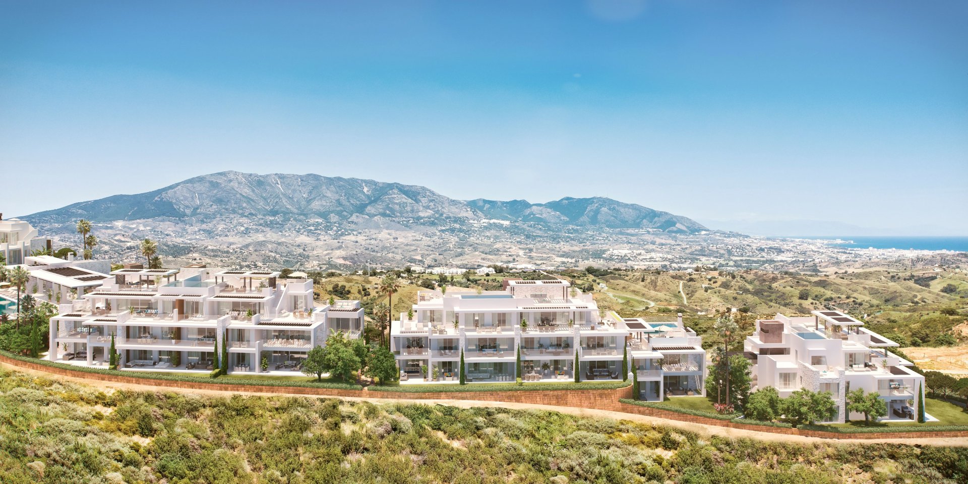 Bungalow i Ojen, Malaga, Spanien 2 sovrum, 132 kvm. Nr. 134737