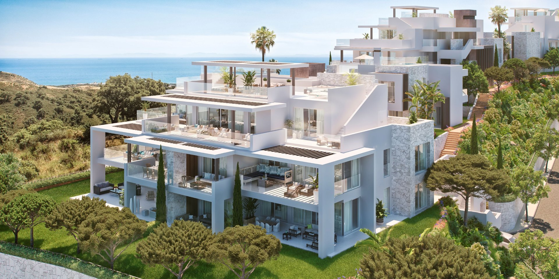 Bungalow i Ojen, Malaga, Spanien 2 sovrum, 132 kvm. Nr. 134737