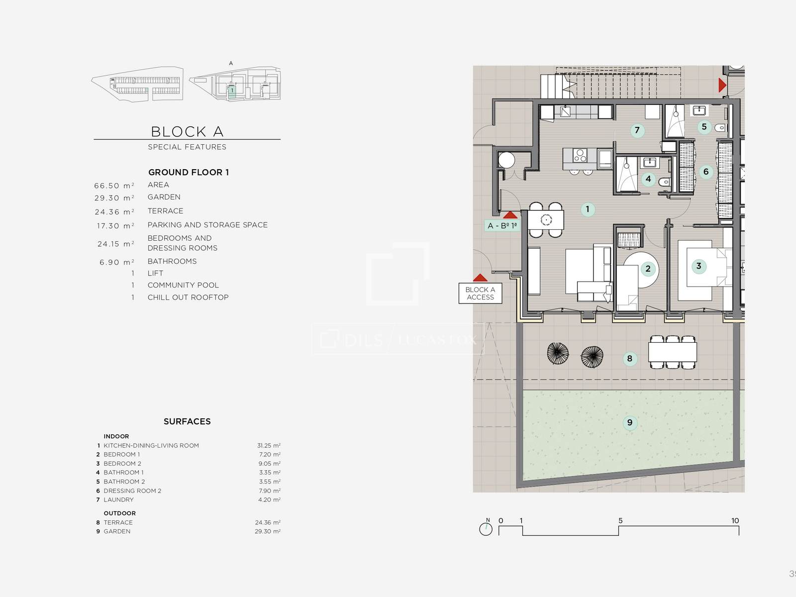 Appartamento a Sitges, Barcelona, Spagna 2 camere da letto, 83 mq. N° 150628