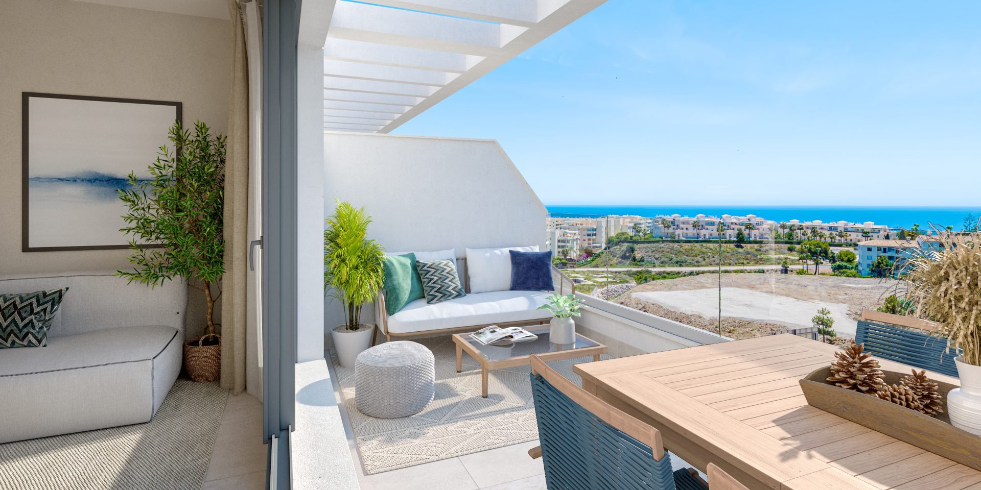 Apartment à Mijas, Malaga, Espagne 2 chambres, 97 m2 No. 134938