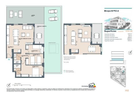 Huoneisto myytävänä Valencia, Espanja, 3 makuuhuonetta, 100 m2 No. 133685 - kuva 11