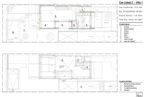 Villetta a schiera in vendita a Sant Cugat Del Valles, Barcelona, Spagna 4 camere da letto, 350 mq. N° 161320 - foto 6