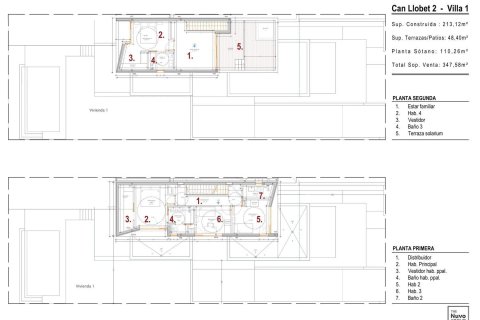 Villetta a schiera in vendita a Sant Cugat Del Valles, Barcelona, Spagna 4 camere da letto, 350 mq. N° 161320 - foto 7