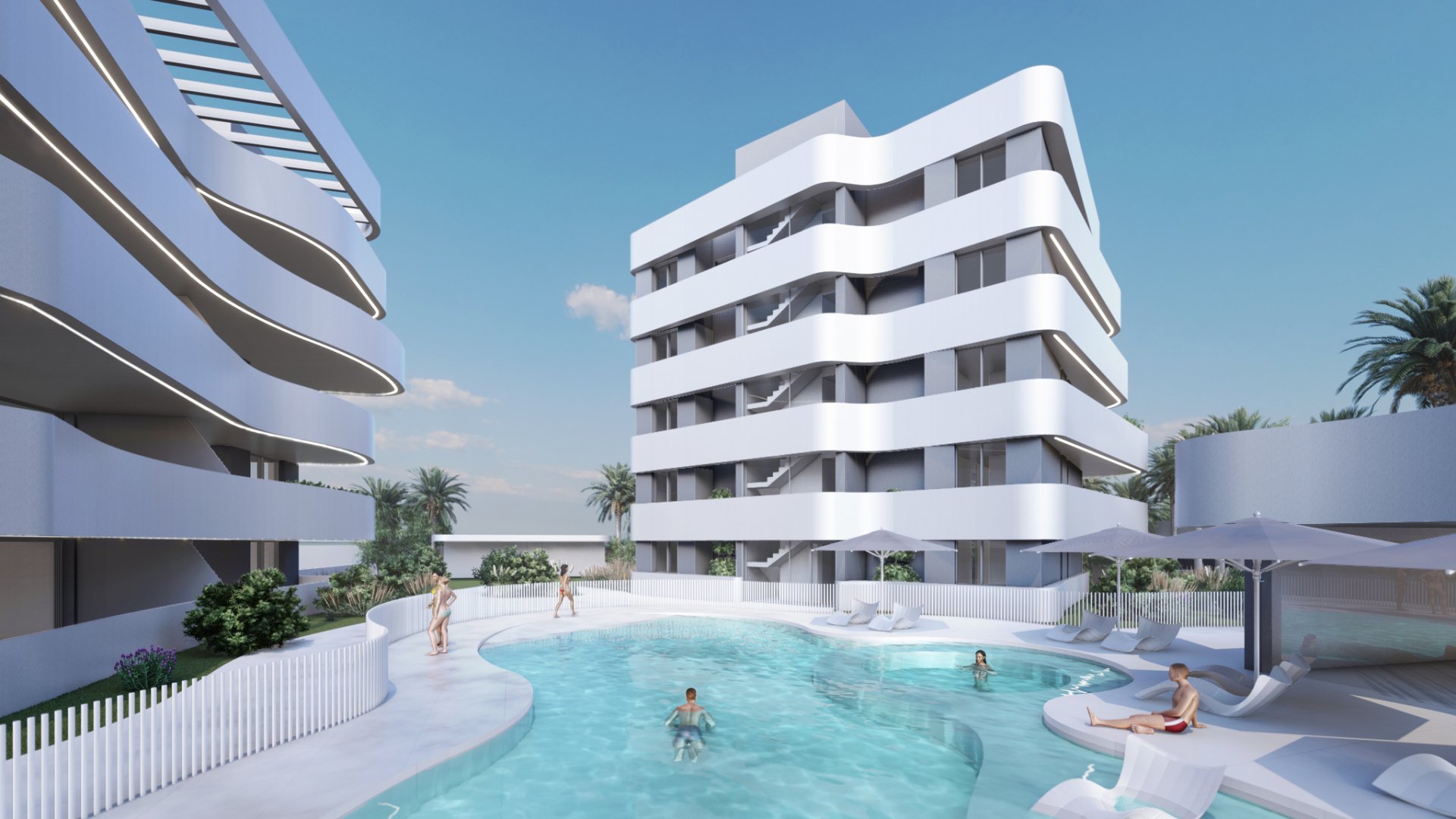 Takvåning i Guardamar del Segura, Alicante, Spanien 2 sovrum,  Nr. 143680