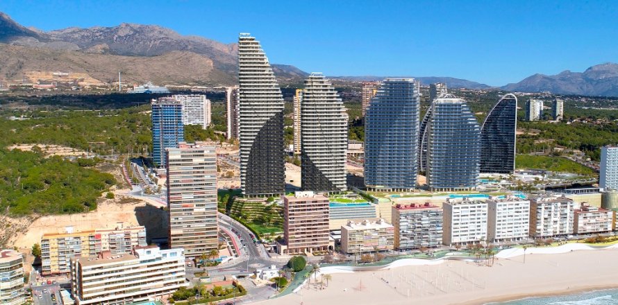 Huoneisto Benidorm, Alicante, Espanja 2 makuuhuonetta, 83 m2 No. 145758