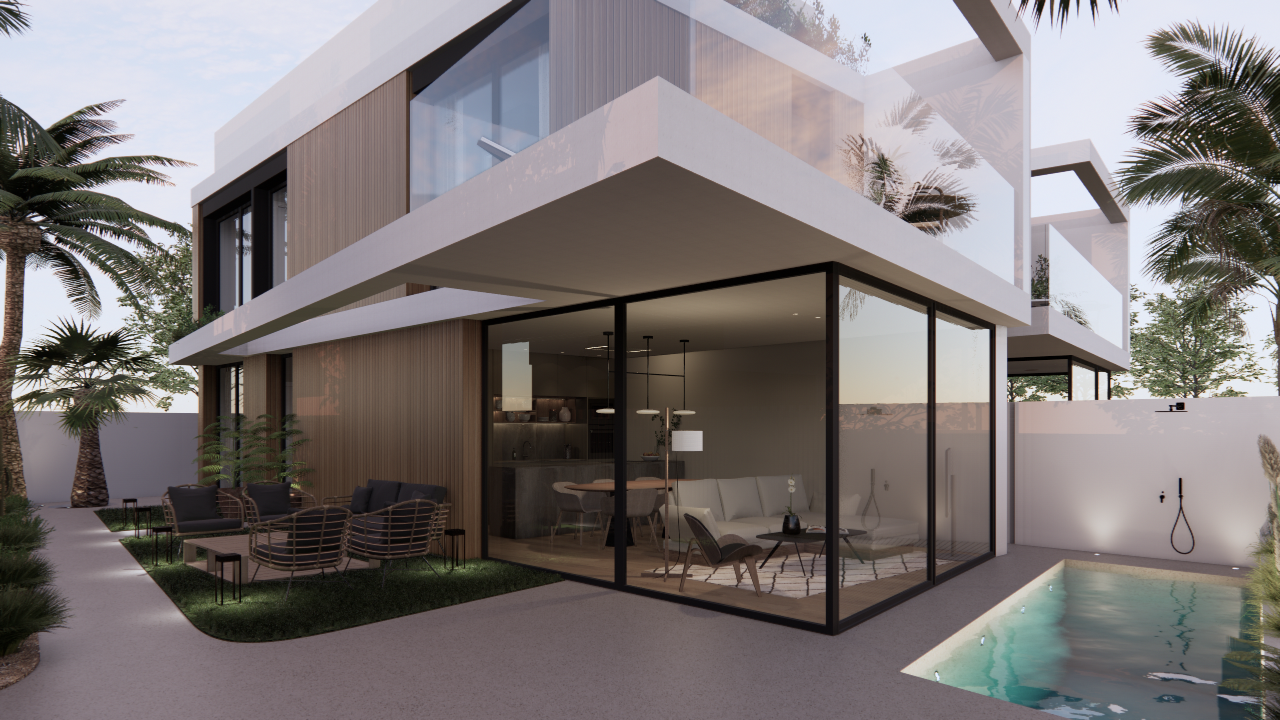 Villa a Torre de la Horadada, Alicante, Spagna 3 camere da letto, 130 mq. N° 80959