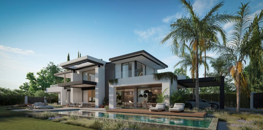 Villa i Marbella, Malaga, Spanien 4 sovrum, 843 kvm. Nr. 180589