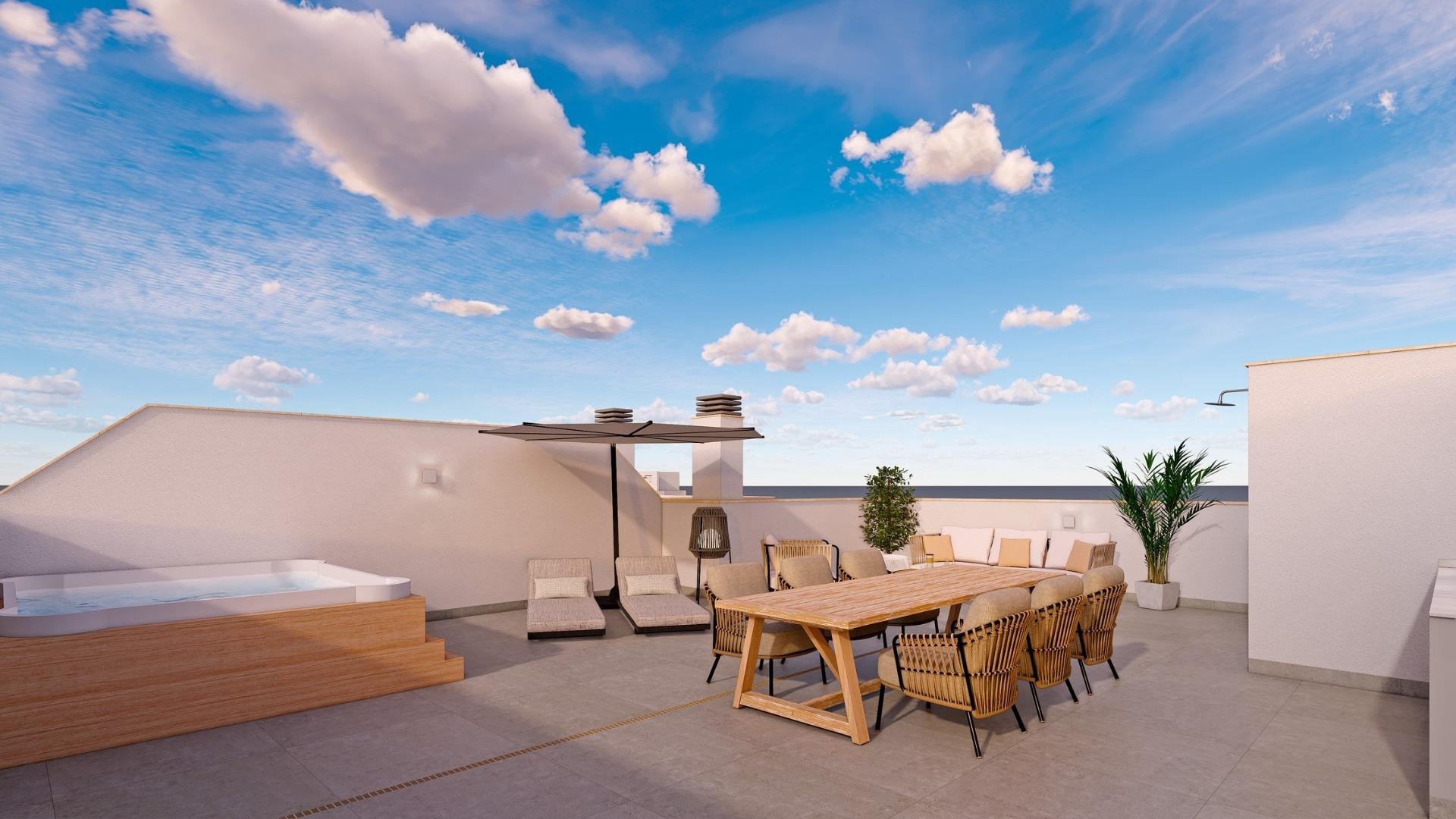 Bungalow a Pilar de la Horadada, Alicante, Spagna 3 camere da letto, 82 mq. N° 193083