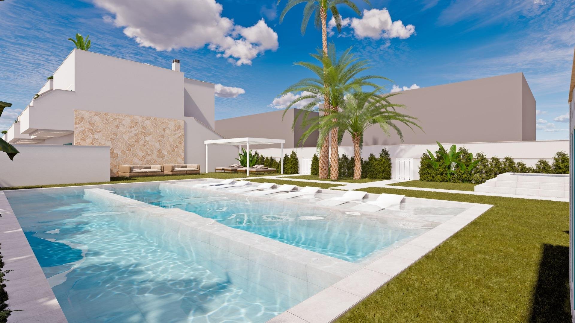 Bungalow a Pilar de la Horadada, Alicante, Spagna 3 camere da letto, 82 mq. N° 193083
