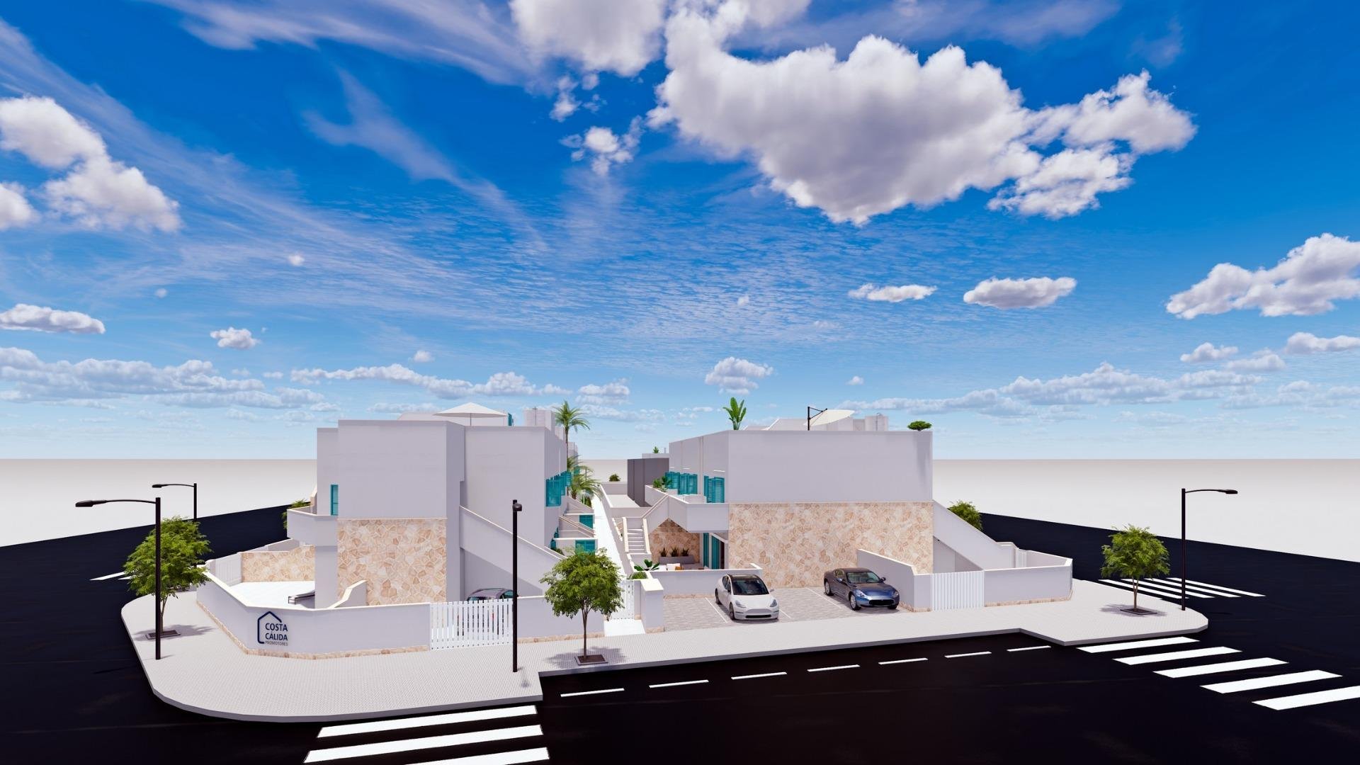 Bungalow a Pilar de la Horadada, Alicante, Spagna 3 camere da letto, 82 mq. N° 193083