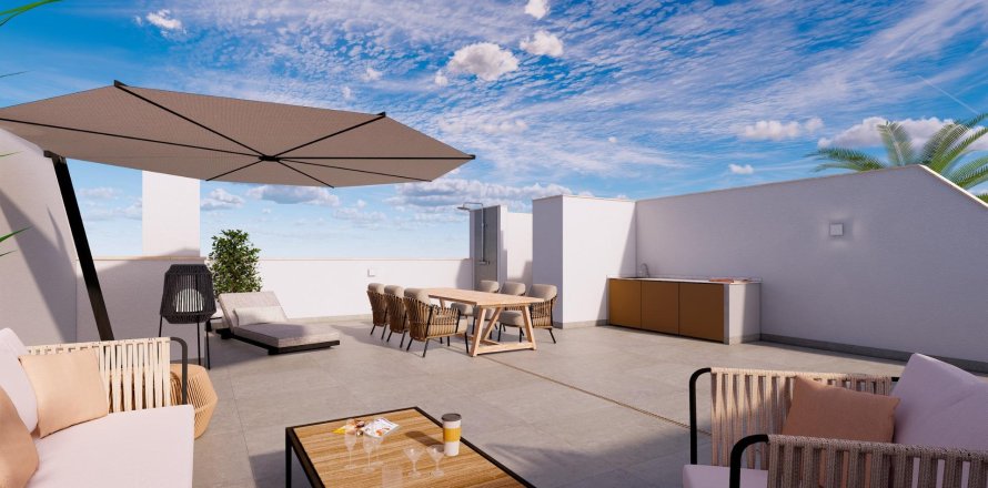 Bungalow in Pilar de la Horadada, Alicante, Spain 3 bedrooms, 82 sq.m. No. 193083