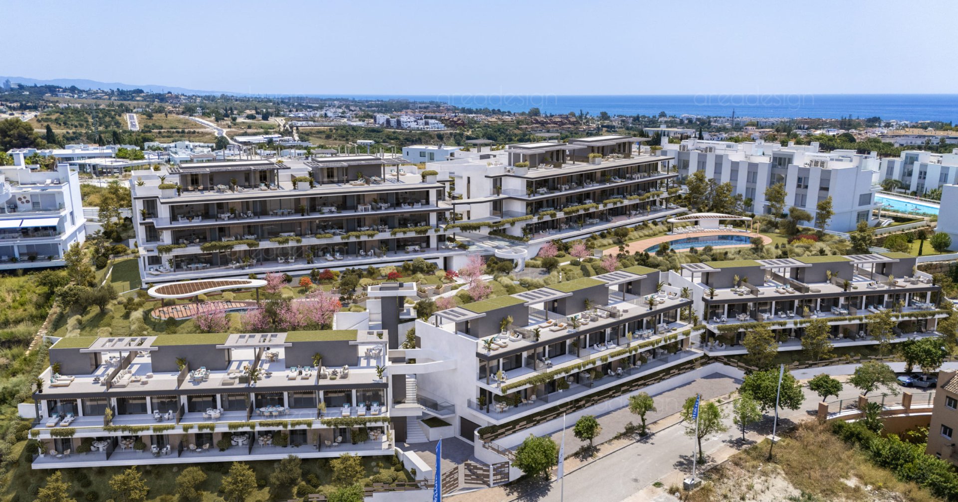 Bungalo Estepona, Malaga, Spānijā 2 istabas, 127 m2 Nr. 137351