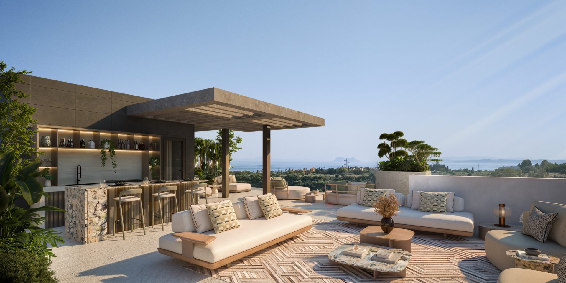Bungalo Estepona, Malaga, Spānijā 2 istabas, 127 m2 Nr. 137351