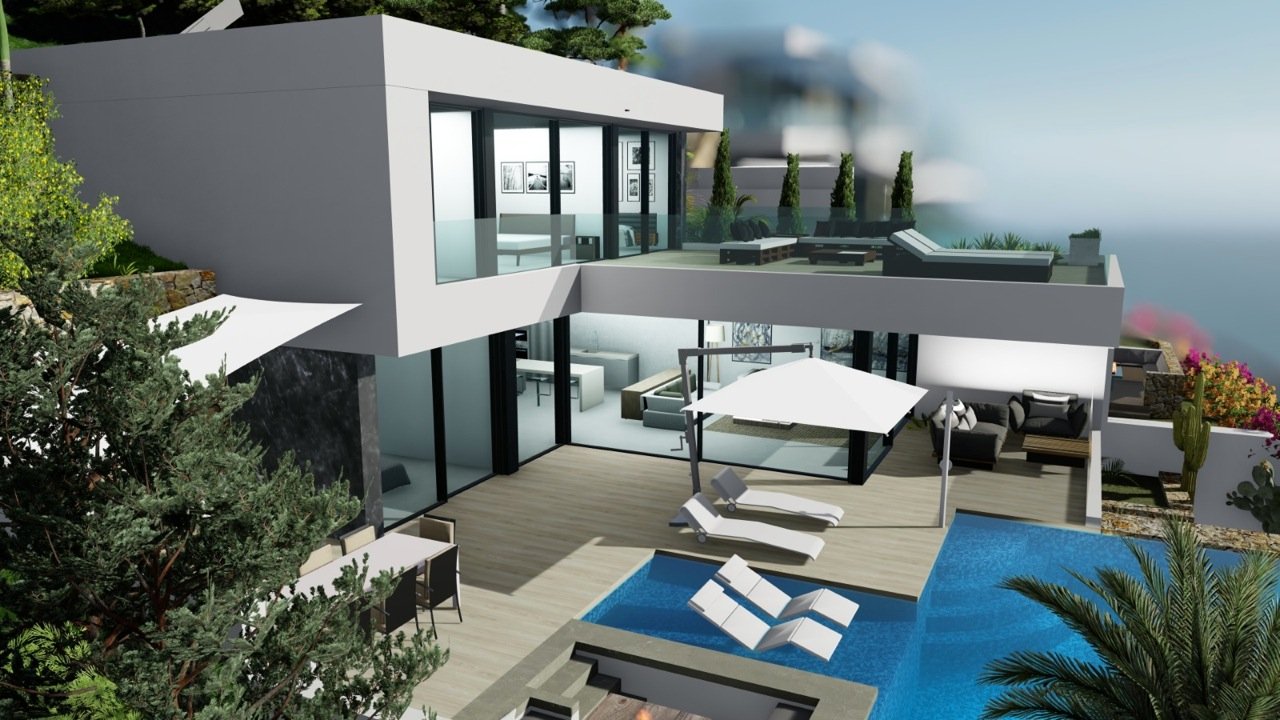 Villa in Calpe, Alicante, Spain 4 bedrooms, 440 sq.m. No. 80540
