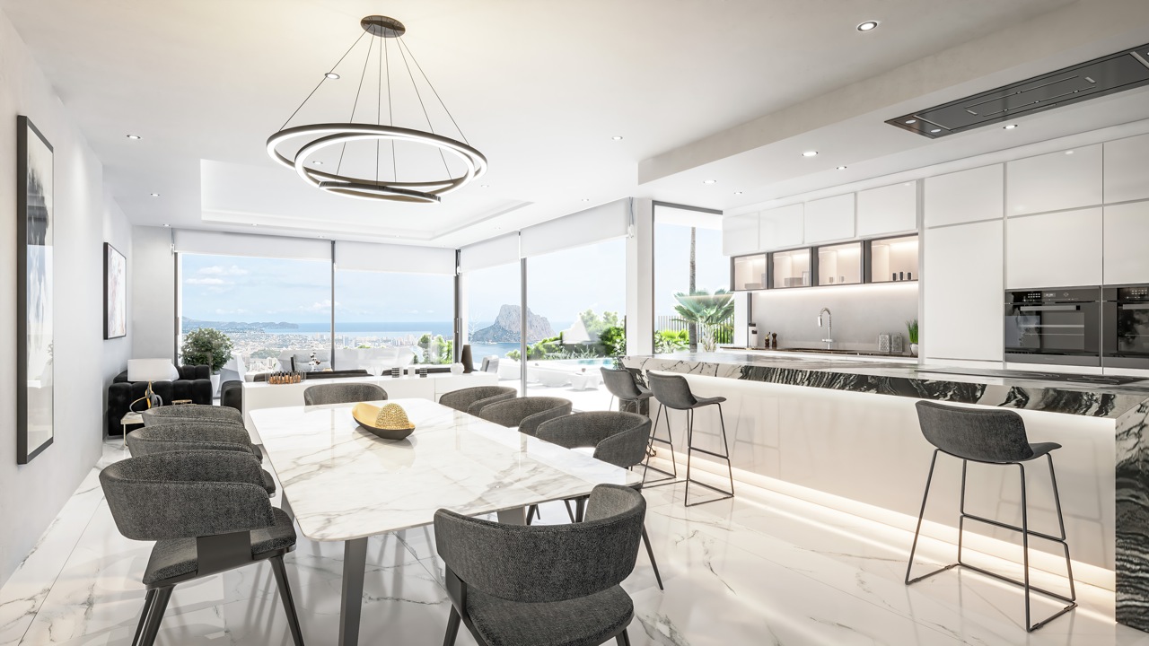 Villa in Calpe, Alicante, Spain 4 bedrooms, 440 sq.m. No. 80540