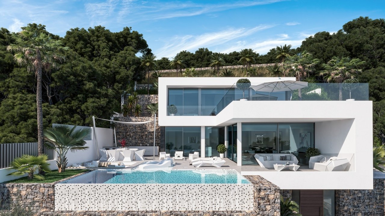 Villa in Calpe, Alicante, Spain 4 bedrooms, 440 sq.m. No. 80540