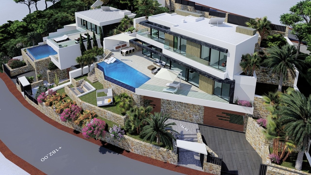 Villa in Calpe, Alicante, Spain 4 bedrooms, 440 sq.m. No. 80540