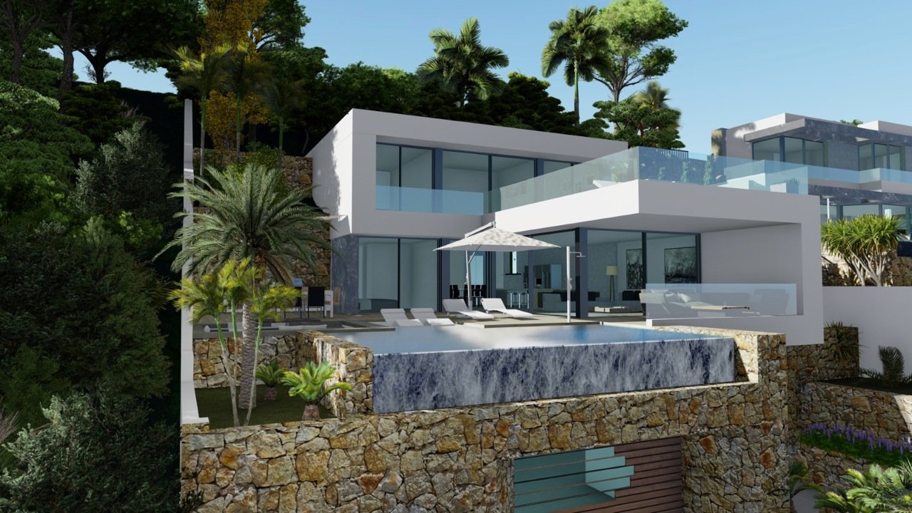 Villa in Calpe, Alicante, Spain 4 bedrooms, 440 sq.m. No. 80540