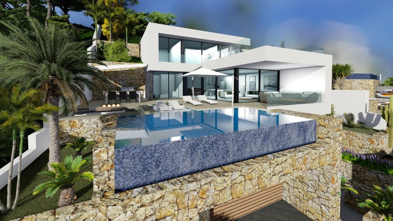 Villa in Calpe, Alicante, Spain 4 bedrooms, 440 sq.m. No. 80540