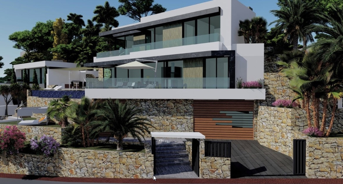 Villa in Calpe, Alicante, Spain 4 bedrooms, 349 sq.m. No. 80539