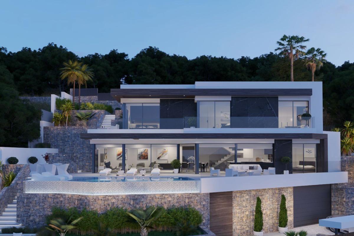 Villa in Calpe, Alicante, Spain 4 bedrooms, 349 sq.m. No. 80539