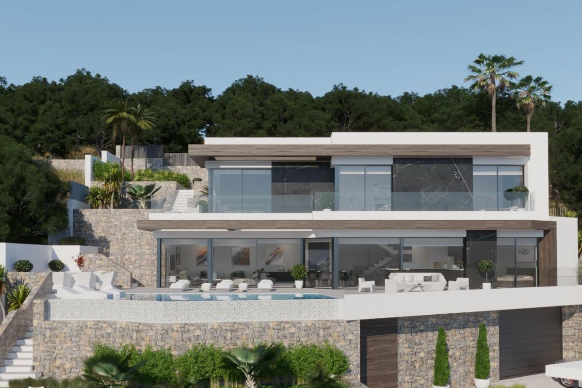 Villa in Calpe, Alicante, Spain 4 bedrooms, 349 sq.m. No. 80539