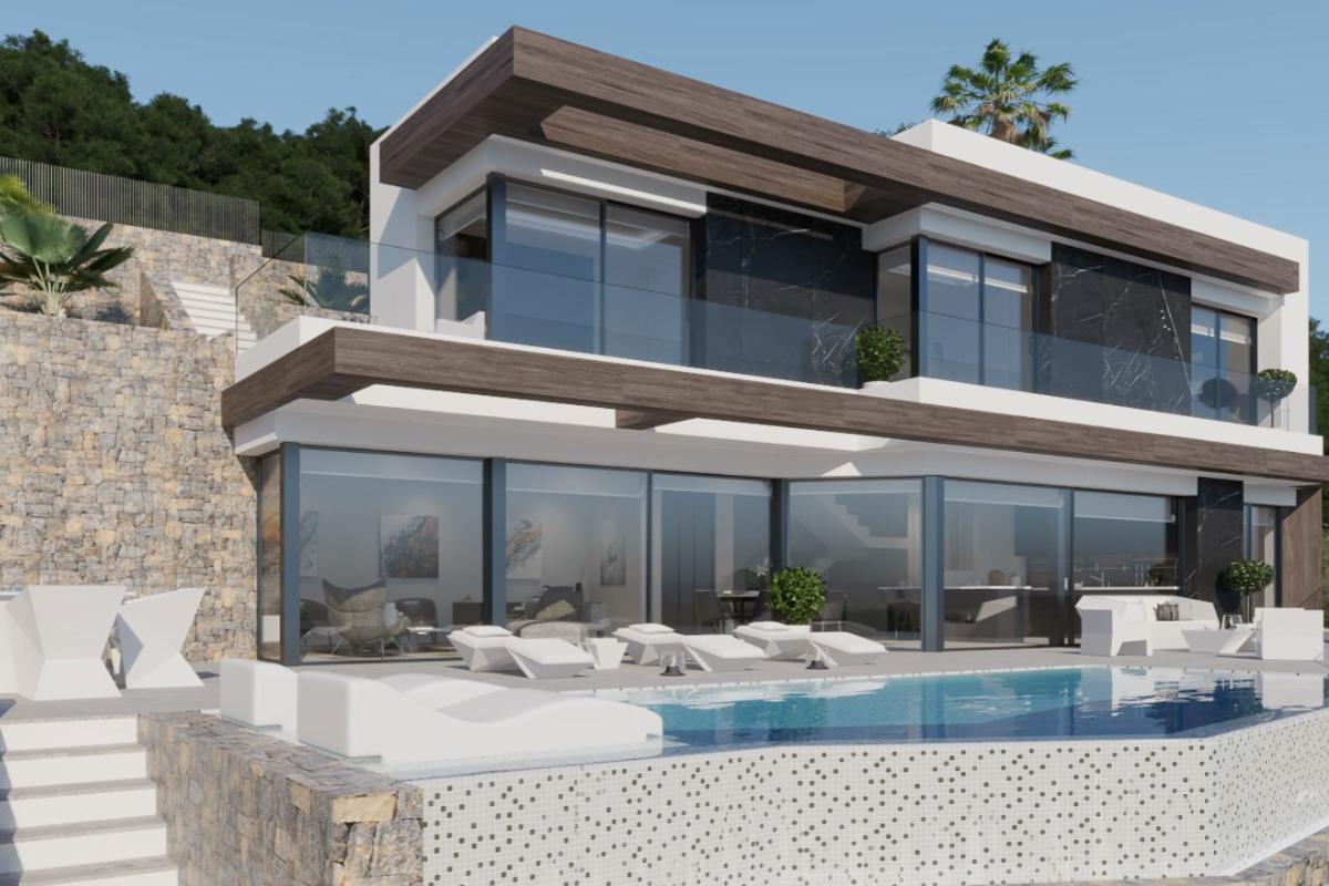 Villa in Calpe, Alicante, Spain 4 bedrooms, 349 sq.m. No. 80539