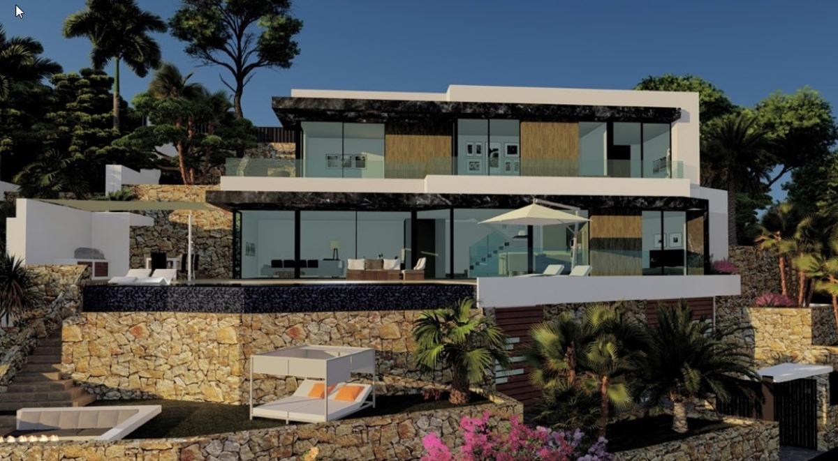 Villa in Calpe, Alicante, Spain 4 bedrooms, 349 sq.m. No. 80539