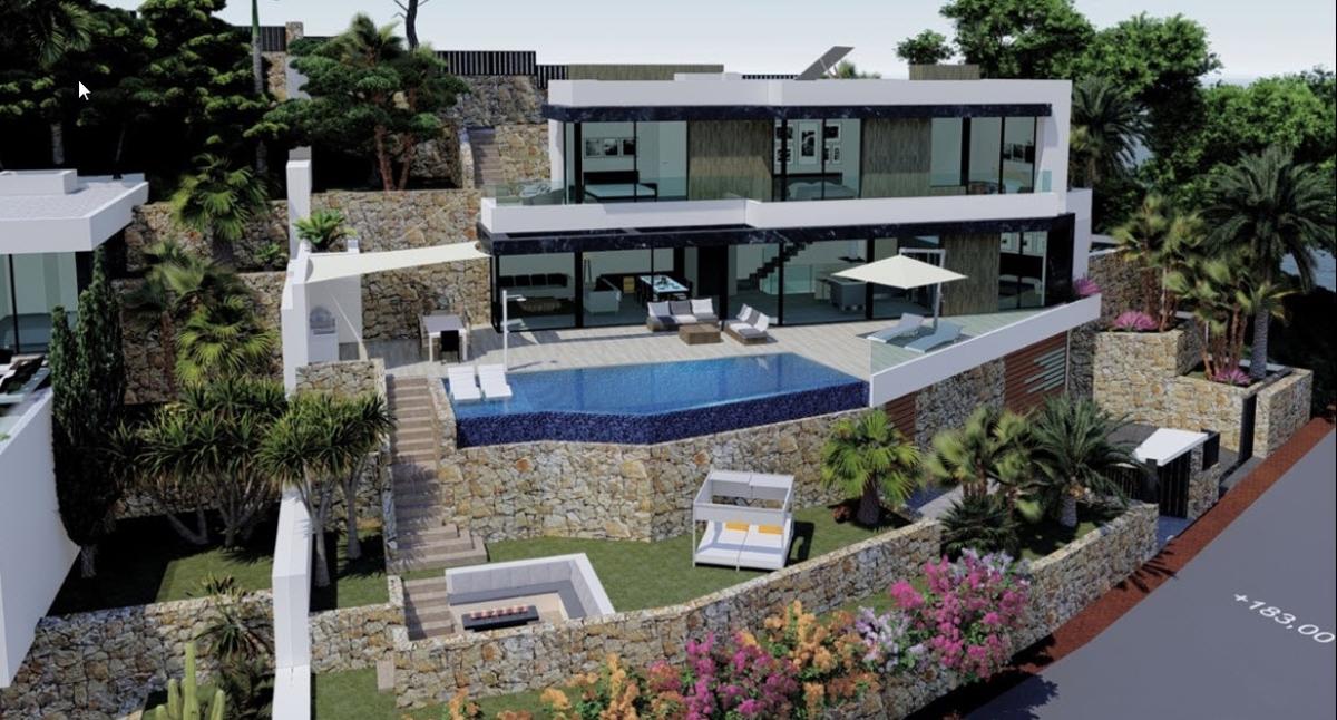 Villa in Calpe, Alicante, Spain 4 bedrooms, 349 sq.m. No. 80539