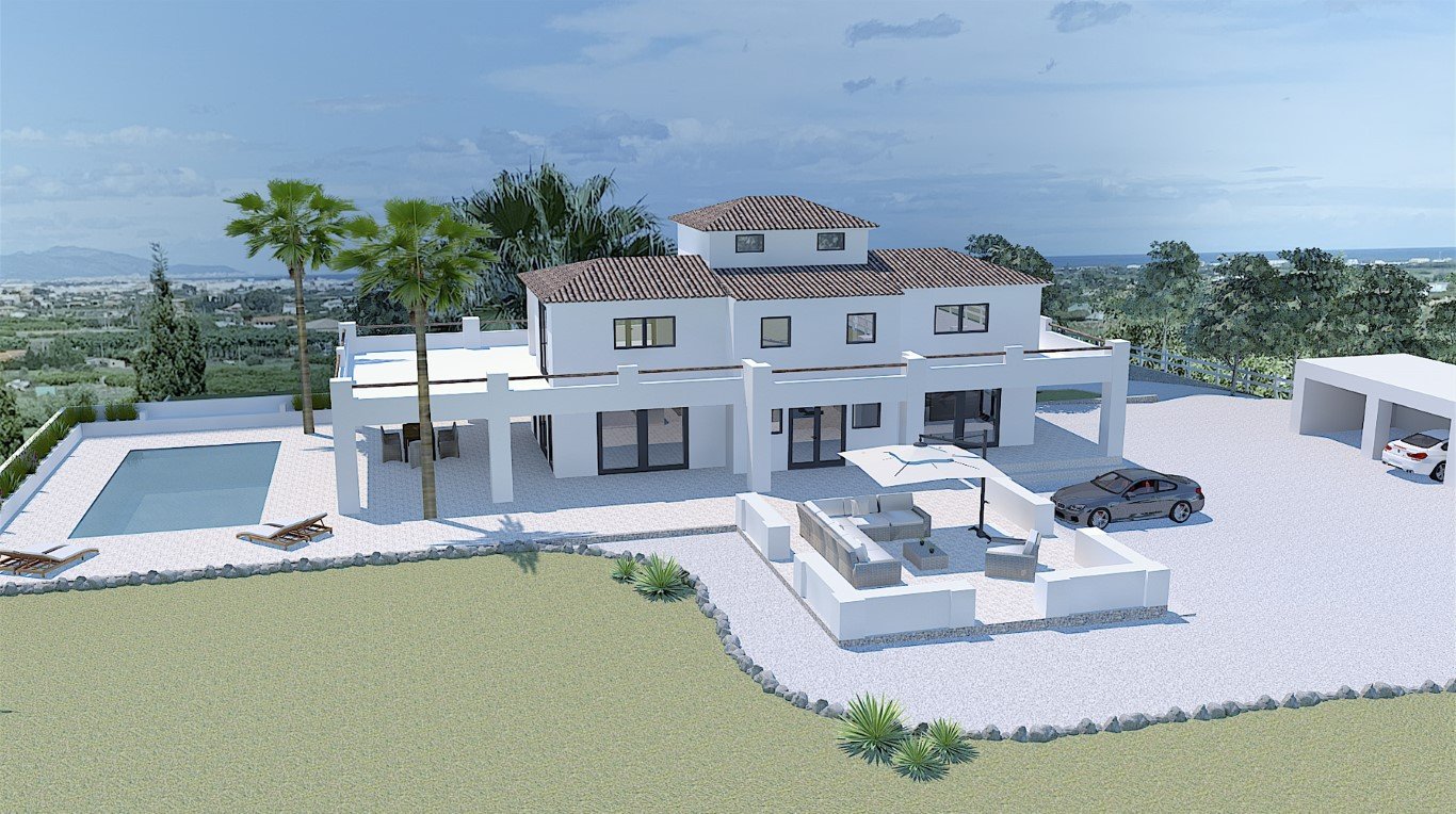 Huvila Pedreguer, Alicante, Espanja 5 makuuhuonetta, 550 m2 No. 80538
