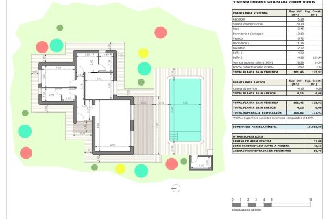 Продажа виллы в Пиносо, Аликанте, Испания 2 спальни, 131м2 №170606 - фото 8