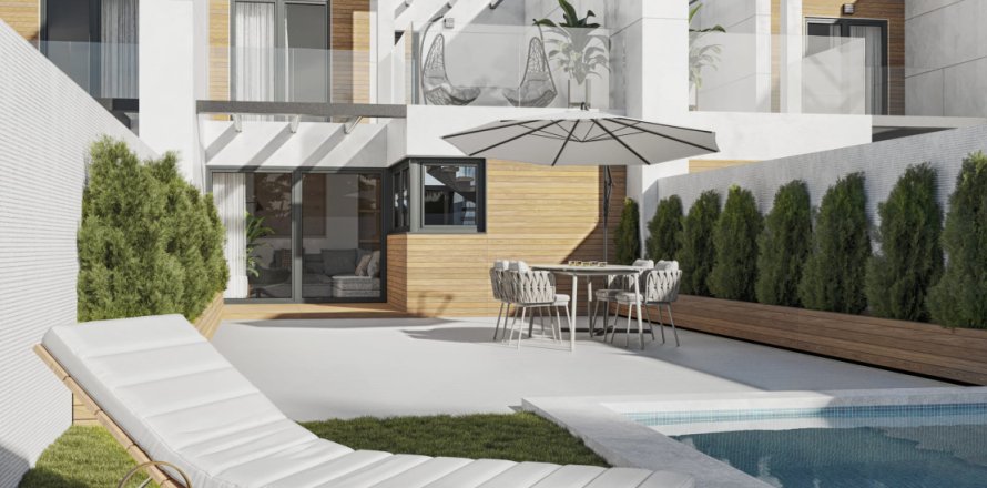 Radhus i Alfaz del Pi, Alicante, Spanien 3 sovrum, 171 kvm. Nr. 166309