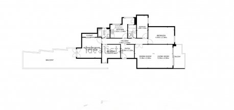 Wohnung in Ibiza town, Ibiza, Spanien 4 Schlafzimmer, 110 m2 Nr. 172309