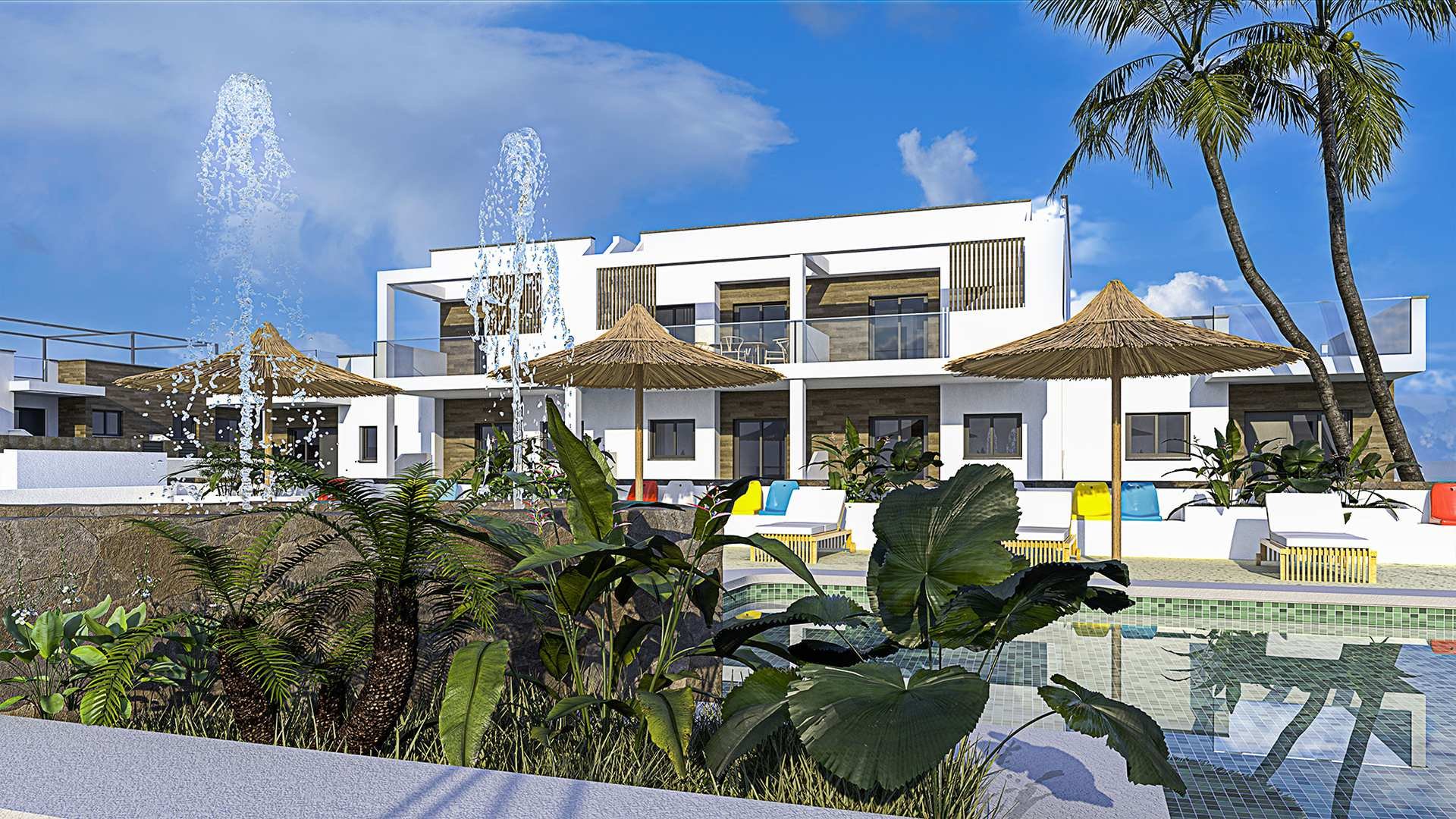 Villa in Lago Di Como, Mil Palmeras, Alicante, Spanien 3 Schlafzimmer, 118.55 m2 Nr. 74752