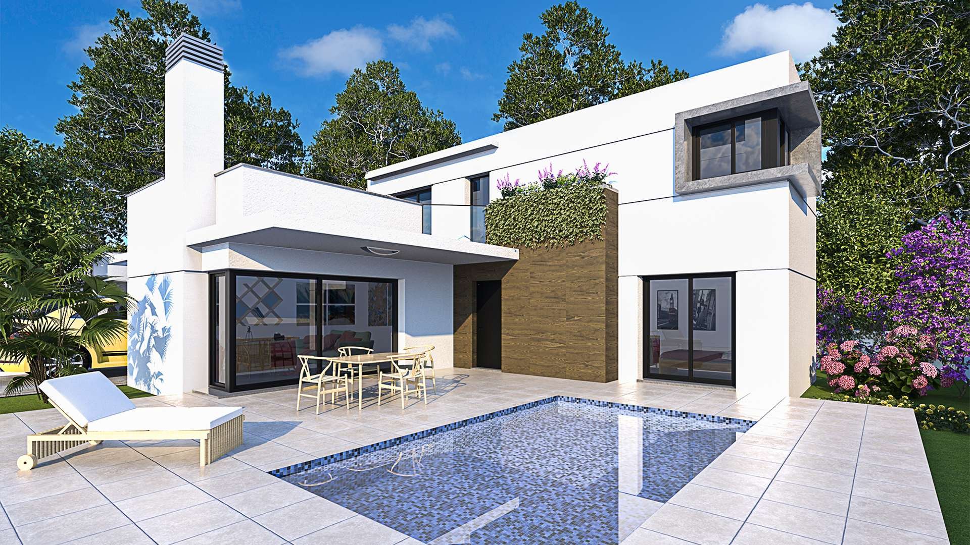 Bungalowi Lago Di Como, Mil Palmeras, Alicante, Espanja 3 makuuhuonetta, 71.03 m2 No. 74753
