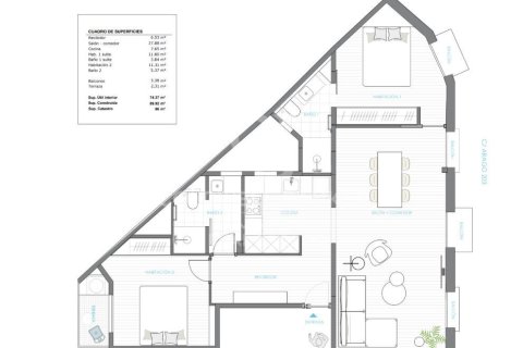 Apartamento en venta en Barcelona, España 2 dormitorios, 86 m2 No. 157091 - foto 11